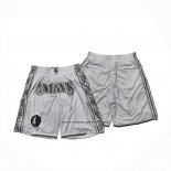 Pantaloncini Dallas Mavericks Citta Just Don 2024-25 Bianco