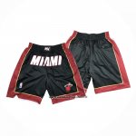 Pantaloncini Miami Heat Just Don Rosso Nero