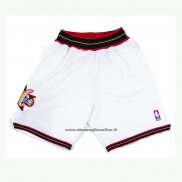 Pantaloncini Philadelphia 76ers Bianco3