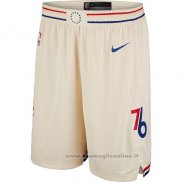 Pantaloncini Philadelphia 76ers Citta 2017-18 Giallo