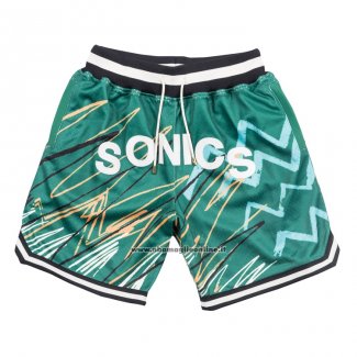 Pantaloncini Seattle SuperSonics Just Don Verde