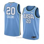 Maglia 2019 Rising Star John Collins NO 20 USA Blu