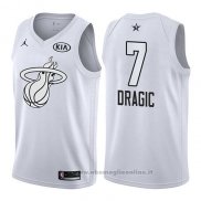 Maglia All Star 2018 Miami Heat Goran Dragic NO 7 Bianco