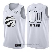 Maglia All Star 2018 Toronto Raptors Nike Personalizzate Bianco