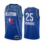 Maglia All Star 2020 Philadelphia 76ers Ben Simmons NO 25 Blu