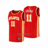 Maglia Atlanta Hawks Trae Young No 11 Icon 2024-25 Rosso