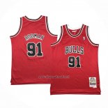 Maglia Bambino Chicago Bulls Dennis Rodman #91 Mitchell & Ness 1997-98 Rosso