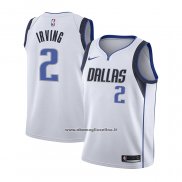 Maglia Bambino Dallas Mavericks Kyrie Irving #2 Association Bianco