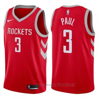 Maglia Bambino Houston Rockets Chris Paul NO 3 2017-18 Rosso