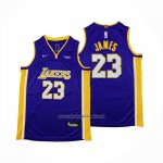 Maglia Bambino Los Angeles Lakers Lebron James No 23 Statement Viola2