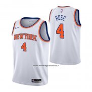 Maglia Bambino New York Knicks Derrick Rose #4 Association Bianco
