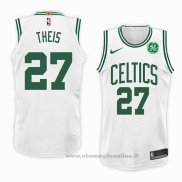 Maglia Boston Celtics Daniel Theis NO 27 Association 2018 Bianco