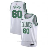Maglia Boston Celtics Jonathan Gibson NO 60 Association 2017-18 Bianco