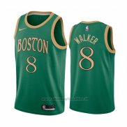 Maglia Boston Celtics Kemba Walker NO 8 Citta Verde