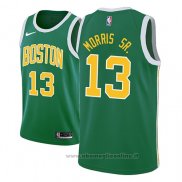 Maglia Boston Celtics Marcus Morris NO 13 Earned 2018-19 Verde