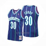 Maglia Charlotte Hornets Dell Curry No 30 Mitchell & Ness 1994-95 Blu  Maglia Charlotte Hornets Dell Curry No 30 Mitchell & Ness 1994-95 Blu