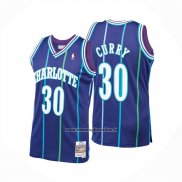 Maglia Charlotte Hornets Dell Curry No 30 Mitchell & Ness 1994-95 Blu