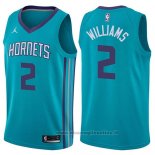 Maglia Charlotte Hornets Marvin Williams NO 2 Icon 2017-18 Verde