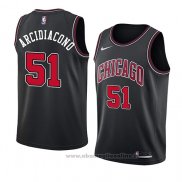 Maglia Chicago Bulls Ryan Arcidiacono NO 51 Statement 2018 Nero