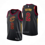 Maglia Cleveland Cavaliers Kyrie Irving #2 Statement 2020-21 Nero
