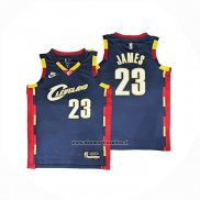 Maglia Cleveland Cavaliers Lebron James No 23 Classics 2025-26 Blu