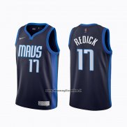 Maglia Dallas Mavericks J.j. Redick #17 Earned 2020-21 Blu