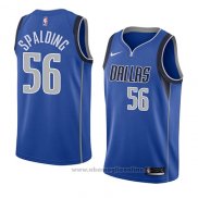 Maglia Dallas Mavericks Ray Spalding NO 56 Icon 2018 Blu