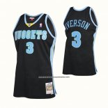 Maglia Denver Nuggets Allen Iverson #3 Mitchell & Ness 2006-07 Nero