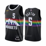 Maglia Denver Nuggets Will Barton NO 5 Citta Nero