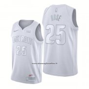 Maglia Detroit Pistons Derrick Rose #25 MVP Bianco