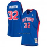 Maglia Detroit Pistons Richard Hamilton #32 Mitchell & Ness 2003-04 Blu