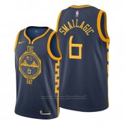 Maglia Golden State Warriors Alen Smailagic NO 6 Citta Blu