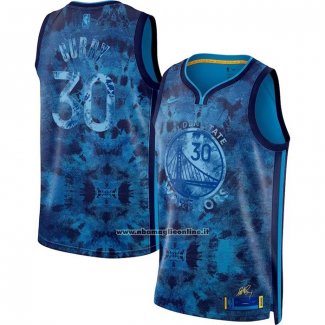 Maglia Golden State Warriors Stephen Curry #30 Select Series 2023 Blu