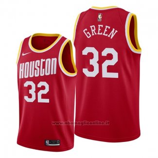 Maglia Houston Rockets Jeff Green NO 32 Classic 2019-20 Rosso