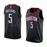 Maglia Houston Rockets Troy Williams NO 5 Statement 2018 Nero