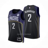 Maglia Indiana Pacers Andrew Nembhard #2 Citta 2022-23 Blu