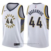 Maglia Indiana Pacers Bojan Bogdanovic NO 44 Association 2017-18 Bianco