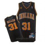 Maglia Indiana Pacers Reggie Miller NO 31 Throwback Nero