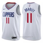 Maglia Los Angeles Clippers Avery Bradley NO 11 Association 2017-18 Bianco