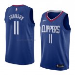 Maglia Los Angeles Clippers Brice Johnson NO 11 Icon 2018 Blu