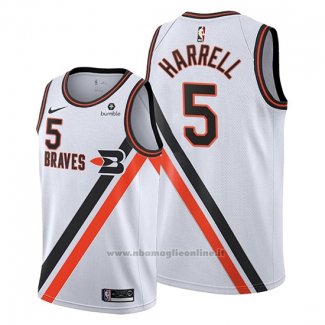 Maglia Los Angeles Clippers Montrezl Harrell NO 5 Classic Edition Bianco