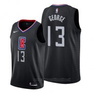 Maglia Los Angeles Clippers Paul George NO 13 Statement 2019 Nero