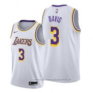 Maglia Los Angeles Lakers Anthony Davis NO 3 Association 2019 Bianco