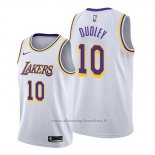 Maglia Los Angeles Lakers Jared Dudley NO 10 Association Bianco