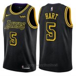 Maglia Los Angeles Lakers Josh Hart NO 5 Citta 2018 Nero