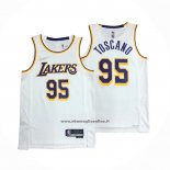 Maglia Los Angeles Lakers Juan Toscano-Anderson #95 Association 2021-22 Bianco