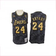Maglia Los Angeles Lakers Kobe Bryant NO 24 Hardwood Classics Nero