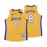 Maglia Los Angeles Lakers Kobe Bryant #8 Mitchell & Ness 1999-00 Giallo