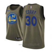Maglia Los Angeles Lakers Stephen Curry NO 30 Nike Verde