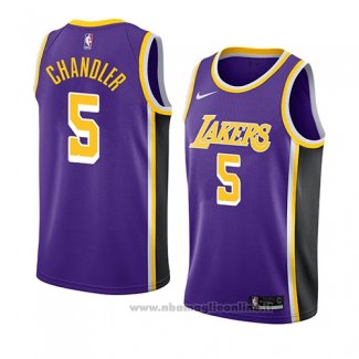 Maglia Los Angeles Lakers Tyson Chandler NO 5 Statement 2018 Viola